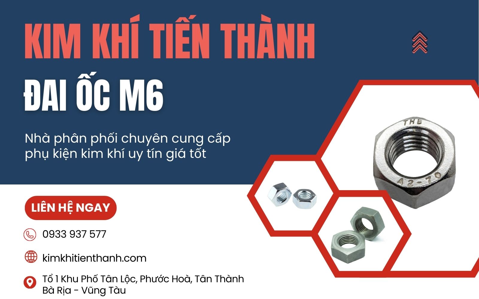 đơn vị gia công đai ốc m6