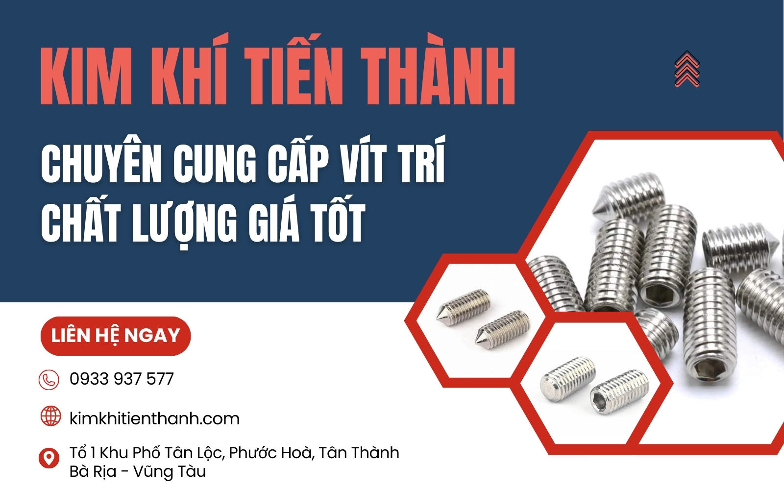 Công ty gia công vít trí Kim Khí Tiến Thành uy tín, chất lượng