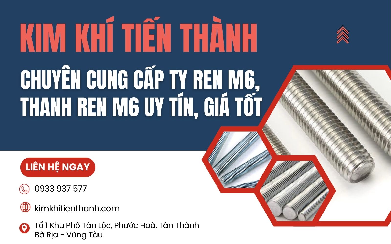 Đơn vị gia công ty ren m6